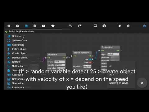 Max2d : How to use math_random and create object