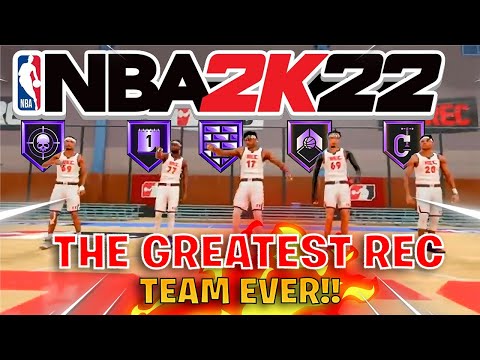 THE GREATEST REC TEAM EVER!! (NBA 2K22 REC FUNNY MOMENTS)