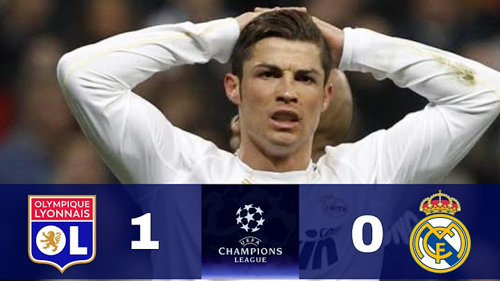 #UCL REAL MADIRD perde por 1 a 0 para o LYON nas oitavas de final da Champions League de 2009/10