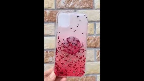 Luxurious sparkle pop socket mobile back cover | #Celltophone