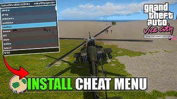 HOW TO INSTALL CHEAT MENU IN GTA VICE CITY NEXTGEN EDITION | #CheatMenu