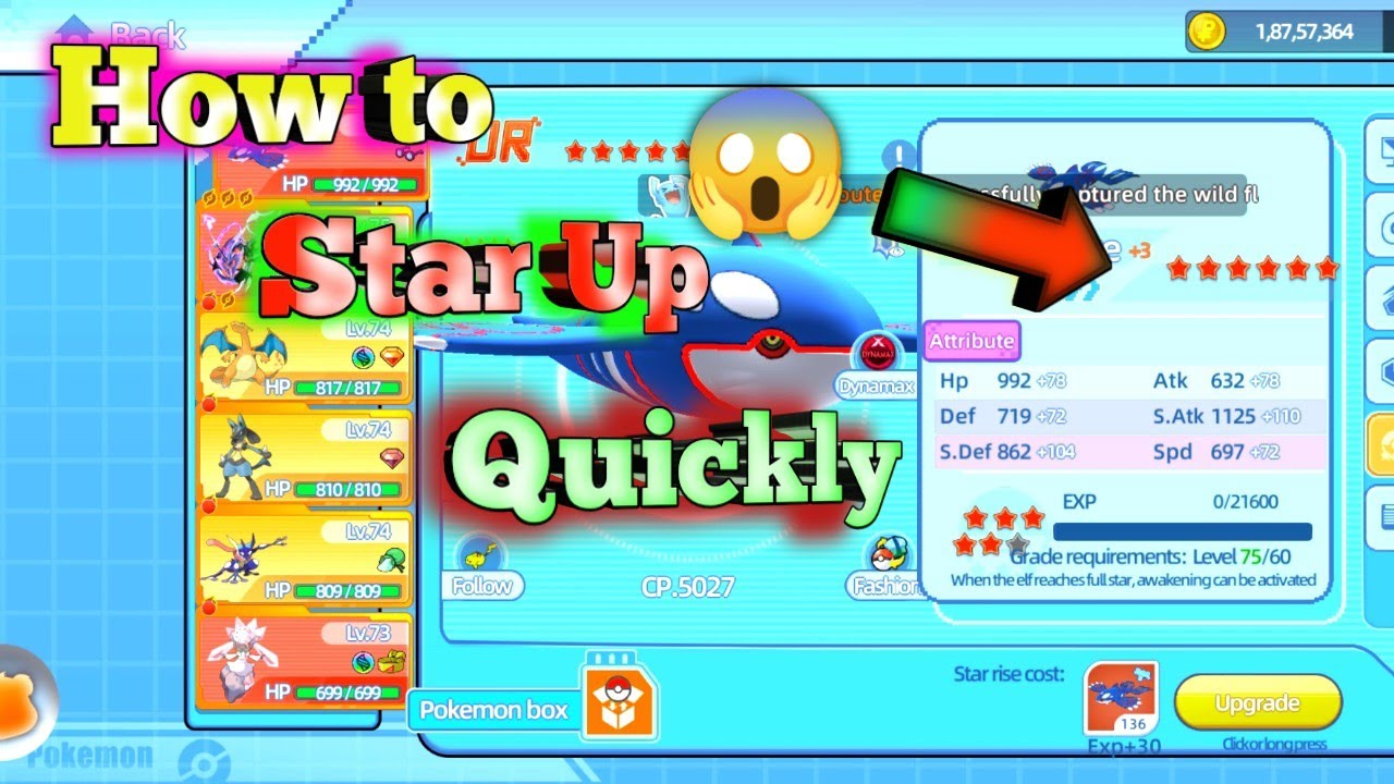 Hidden Pokemon Game! How to star up poke quickly! Tips and tricks! |Ultra Era pet| Pocket adventure|