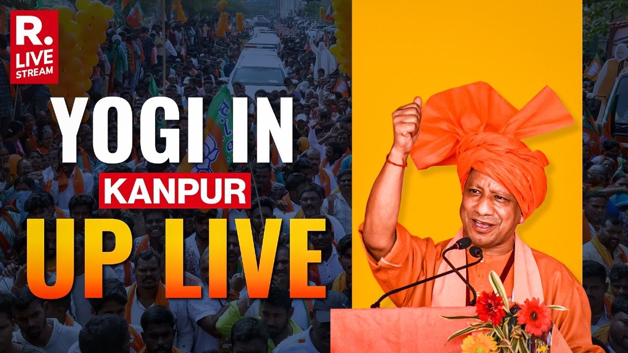 Yogi Adityanath Addresses Public Meeting in Kanpur, Uttar Pradesh | Lok ...