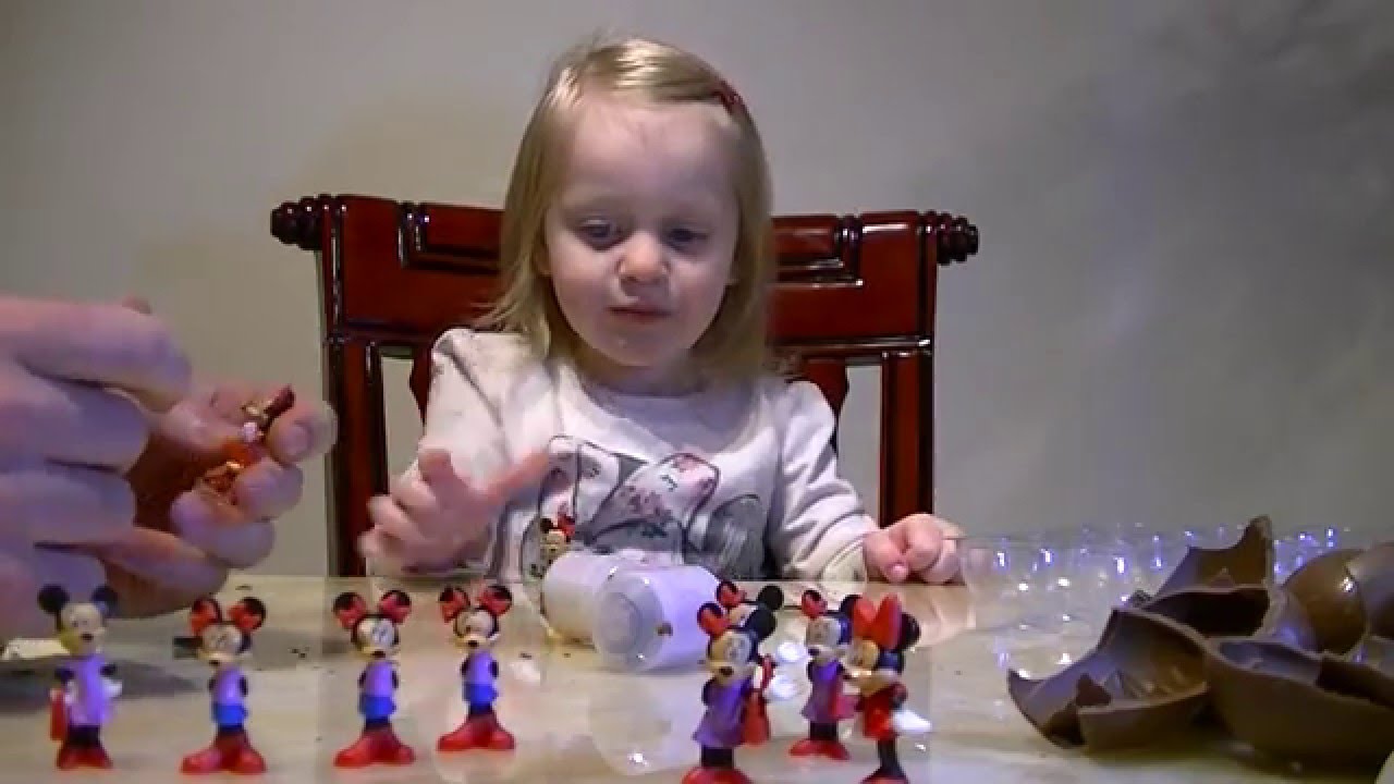 Открываем сюрпризы Мини маус, mini mouse surprise eggs