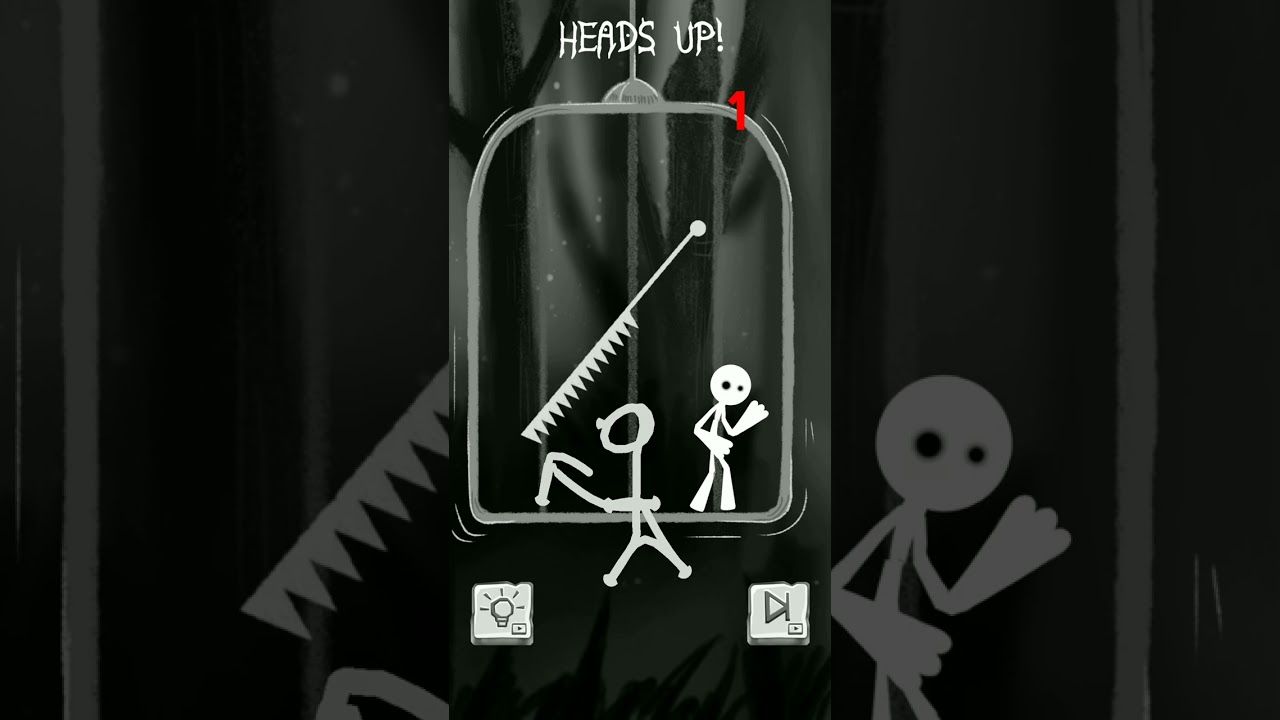 Draw 2 Save - Draw One Line to Solve Stickman Puzzle