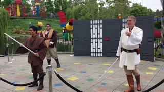 Me at Legoland leading my first live Star Wars lightsaber show