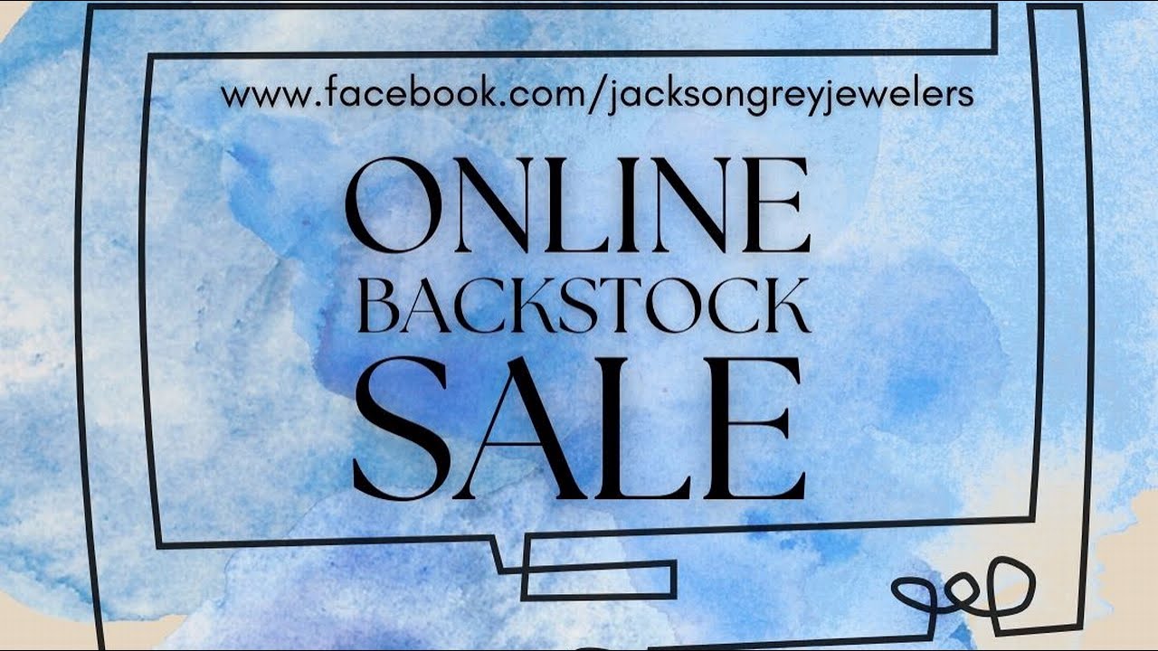 Online Backstock Shopping Event