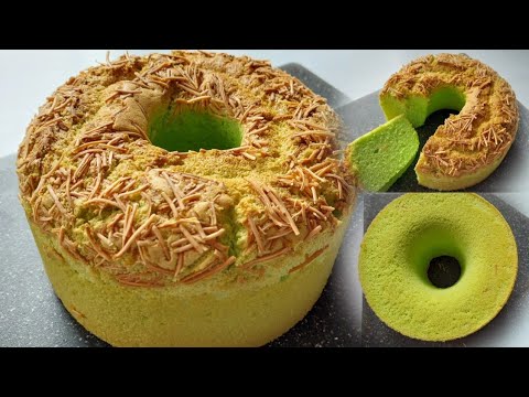 Resep Chiffon Cake Pandan Keju