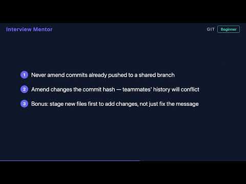 How to Amend Your Last Git Commit Message
