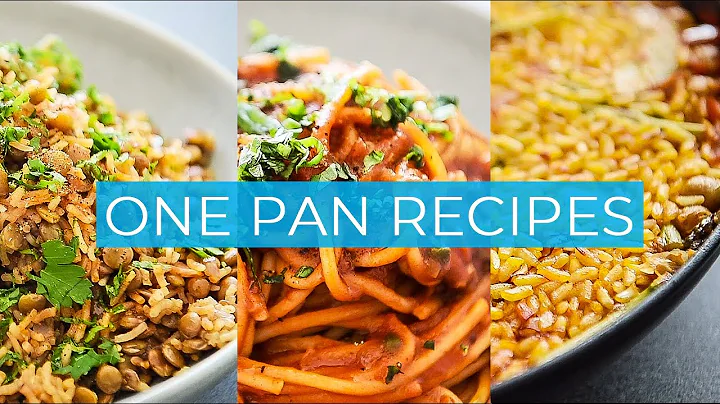 3 PLANTBASED ONE PAN RECIPES SO EASY THERE'S NO NE...