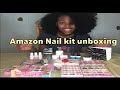 Unboxing a Amazon Nail kit(FIRST VIDEO)