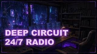 DEEP CIRCUIT 24/7 — Dark Ambient Coding Radio | Cyberpunk Ambient for Deep Work & Late Night Coding