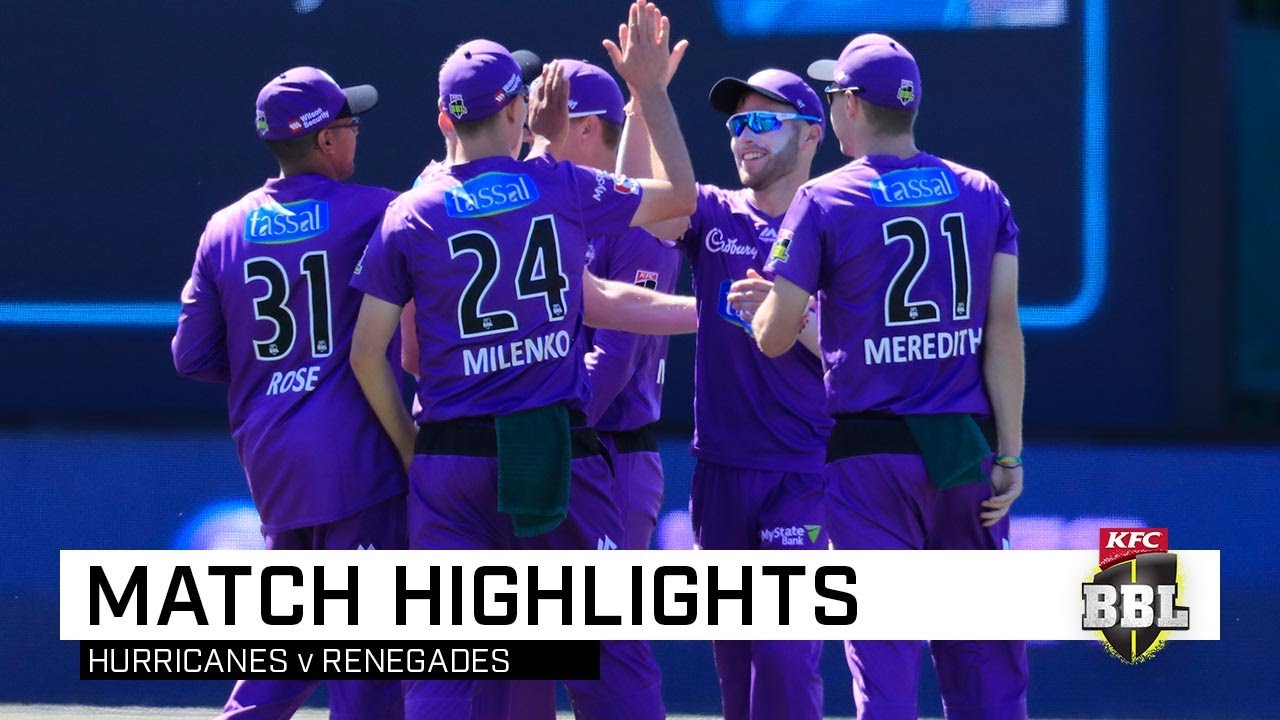 Hurricanes leave defending champs winless on Christmas Eve | KFC BBL|09