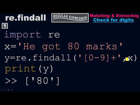 Regular expression to check digits - Matching & Extracting of data - Python by #Moein