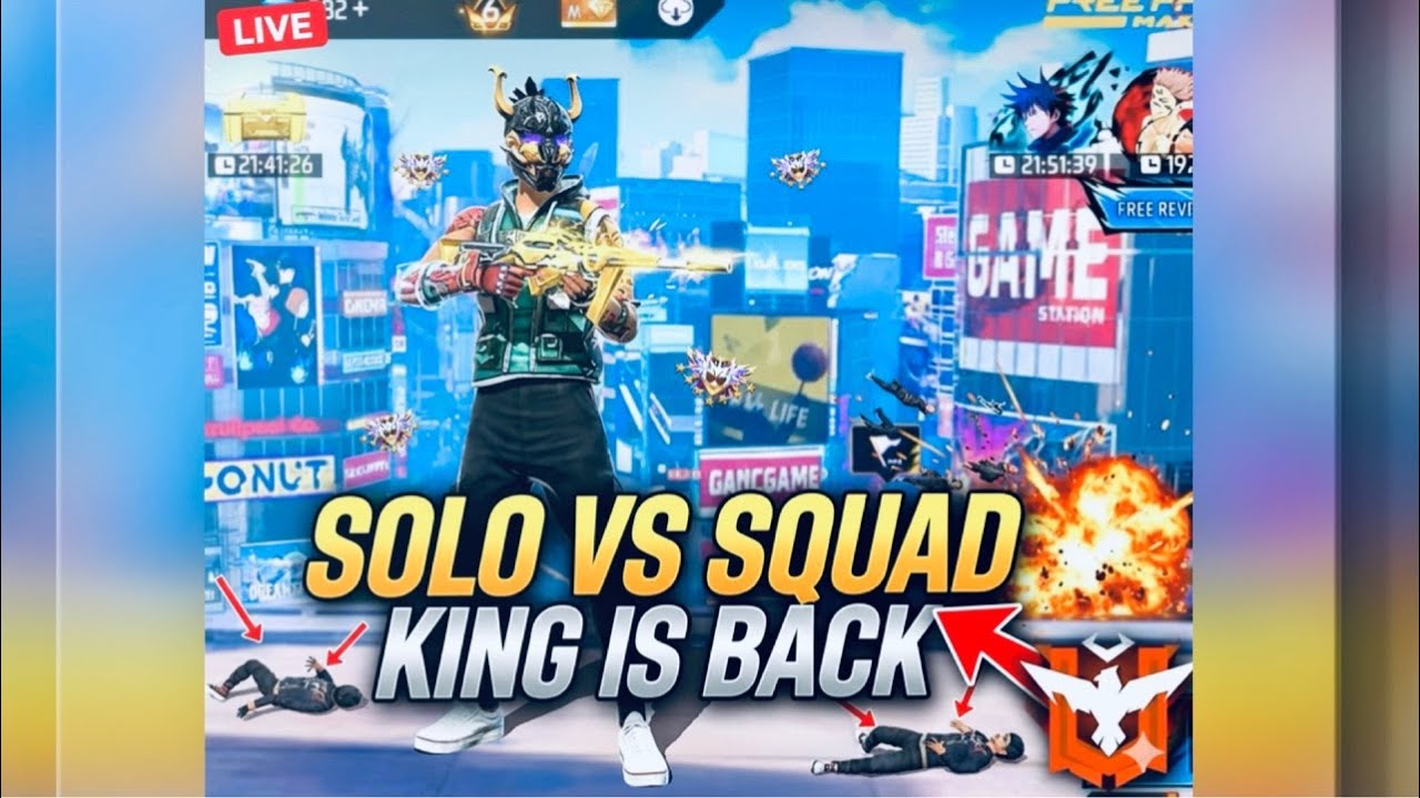 🔴[LIVE Free Fire New Rank Season Rank Push Br-Rank Live!! VR-GAMER