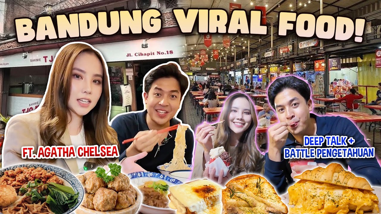 HUNTING KULINER VIRAL BANDUNG: BAKMI, BAKERY, GELATO, DLL! FT. AGATHA CHELSEA