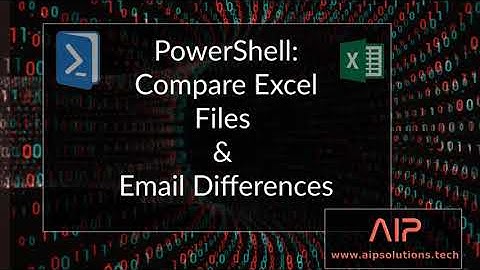 PowerShell: Compare and Email Changes on Excel Files