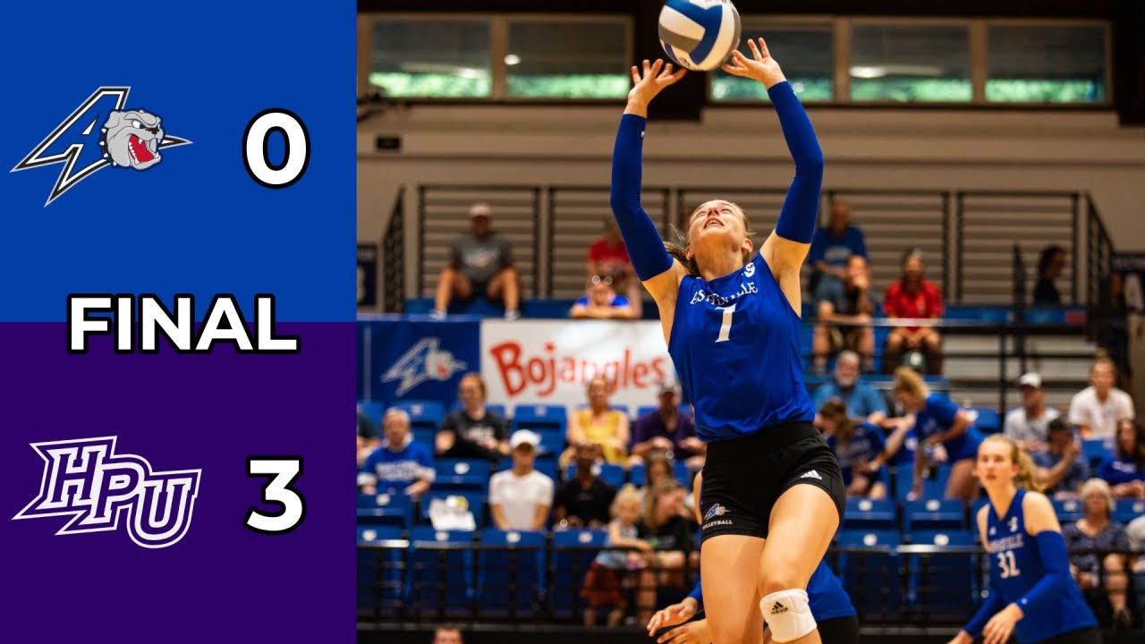 Highlights Volleyball UNC Asheville at High Point YouTube