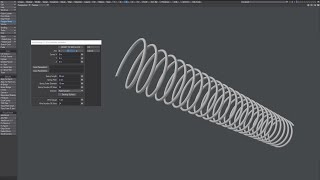 LightWave plugin - QuickSpring - Spiral