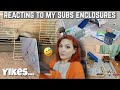 REACTING to my subscribers GUINEA PIG ENCLOSURES!