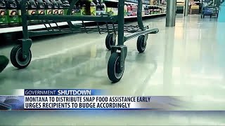 Montana to distribute SNAP food assistance early in wake of government shutdown