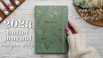 NEW BULLET JOURNAL SETUP 2023 | Starting a New Bujo! ✨