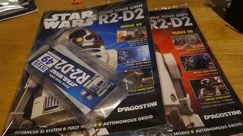 DeAgostini Build Your Own R2D2 Issues 49 and 50 - WE REACH HALFWAY!!