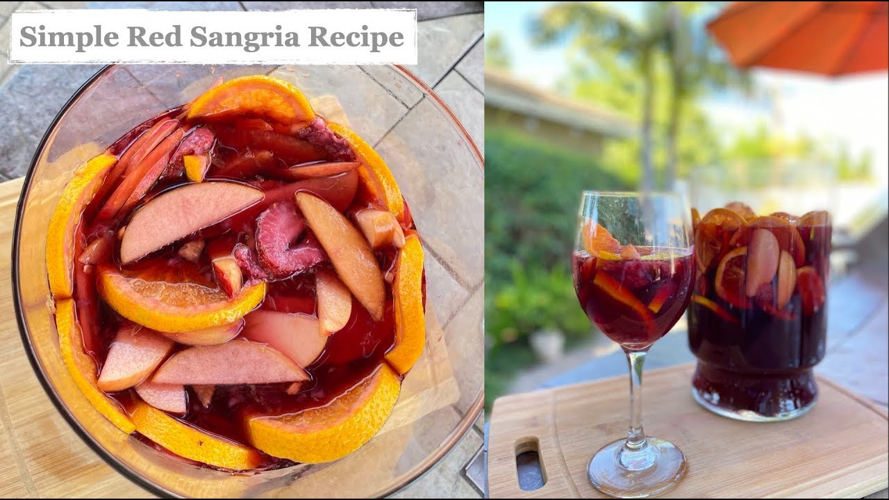 Easy sangria fruit ice cubes hack - 9Kitchen