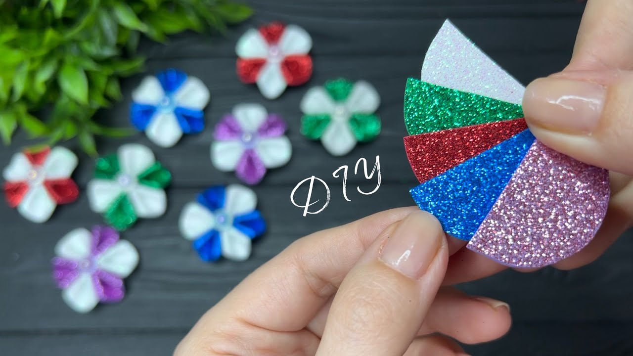 Learn How to Make Foam Sheet Flowers in This Easy DIY Tutorial! YouTube