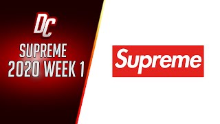 【DC SNEAKER】Supreme 2020 WEEK 1 UNBOXING