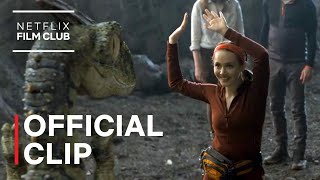 Iris Apatow TikTok Dance with a Dinosaur | The Bubble | Netflix