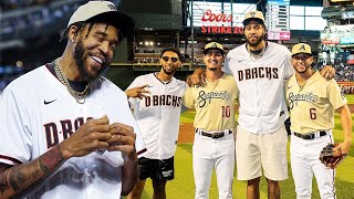 THROWING THE FIRST PITCH AT THE ARIZONA DIAMONDBACKS GAME | JAVALE MCGEE VLOGS