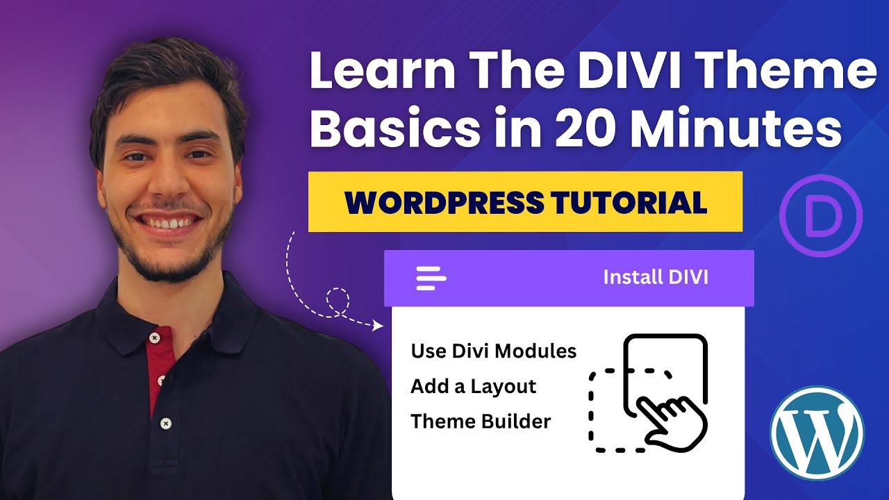 Learn the Divi Theme Basics in 20 Minutes ( WordPress Tutorial )