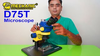 Mechanic D75t Microscope For Mobile Phone Repairing  Mechanic D75t 3d Microscope Review