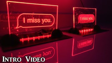 [Intro]Connected Message Lamps | IOT Lamps | ESP8266 Projects | IOT Projects |Gift using Electronics