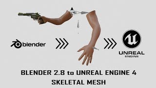 Blender to Unreal engine 4 Skeletal mesh