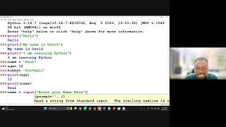 Python programming workshop covering fundamentals and installation via interactive demonstrations. Guide