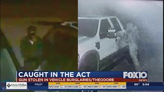Caught in the Act: Gun stolen in vehicle burglary