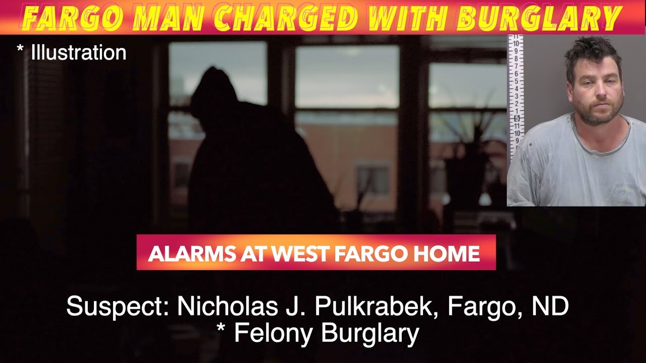Fargo Man Charged With Burglary - YouTube