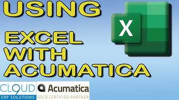 Connecting Acumatica and Excel using Odata