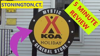 Mystic KOA Holiday - North Stonington, CT.