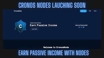 New Node Project: Cronos Nodes Launching Soon