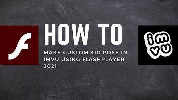 How do you make a simple Kids Pose (2 People Pose Furniture) on IMVU 2021 Tutorial Using Flashplayer