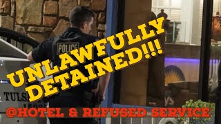 ASKED FOR A MANAGER SO HOTEL KICKED ME OUT &amp; DETAINED ME!!! ACTUAL FOOTAGE!!!