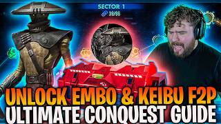 Unlock Embo & Keibu Day 1 Using This ULTIMATE Best F2P Conquest Guide! HUGE New Planner Tool!