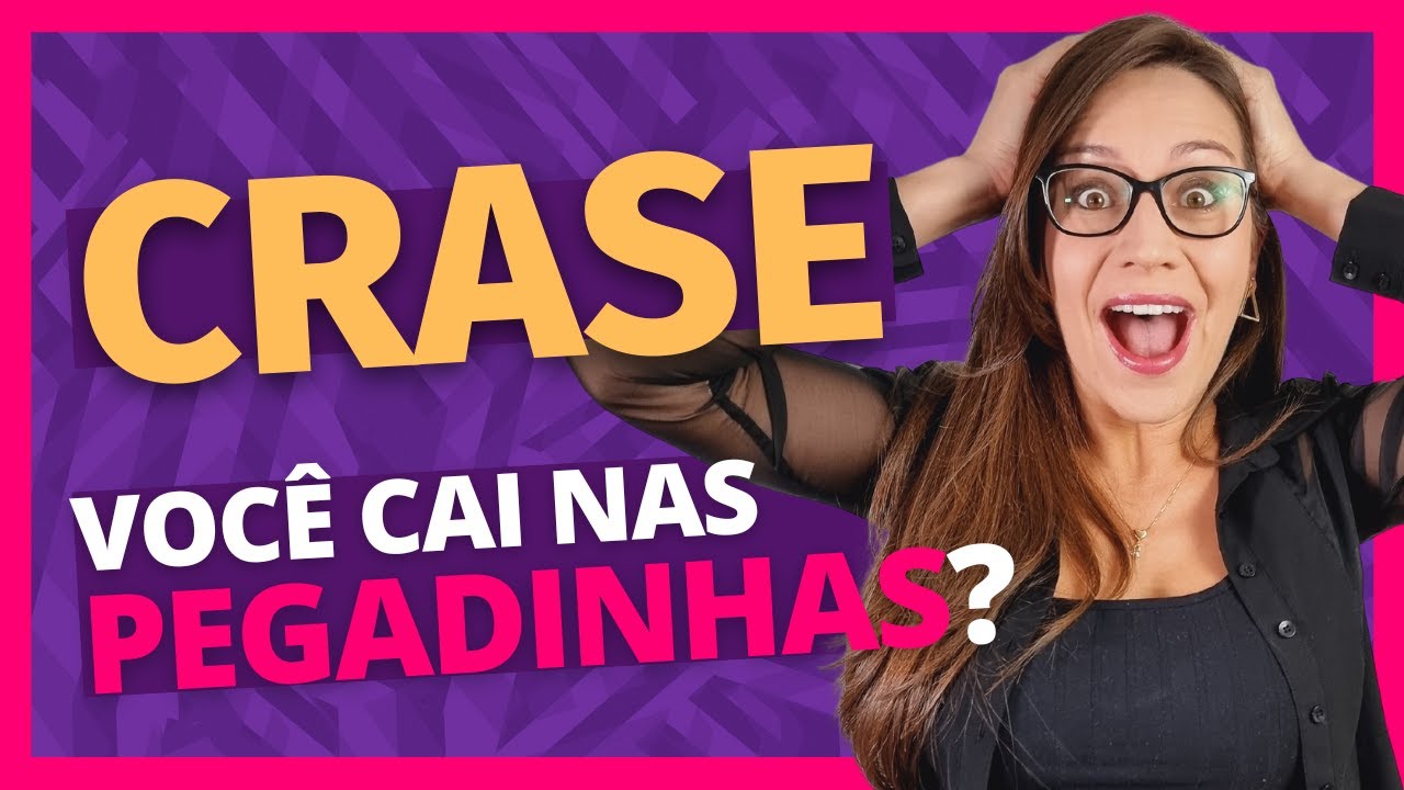🔴 CRASE | Você CAI nas PEGADINHAS? ❌ Questão COMENTADA para você NÃO ERRAR MAIS! 🔴