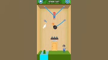 rescue cut rope puzzle stage 1251| rescue cut rope puzzle game for android and iOS #shorts