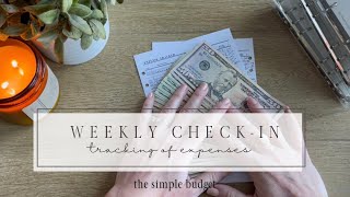 weekly check-in | expense tracking | cash unstuffing | zero based budgeting | family budget