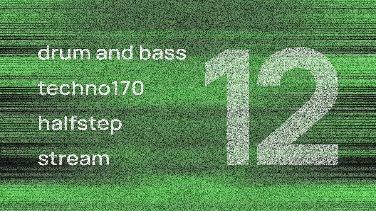Hoji - dnb / techno170 / halfstep / DJ stream #12
