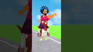 1 2 3 Lets Go Rumi Police Car Vs Jinu, Tung Tung Grue Vs Scary Teacher